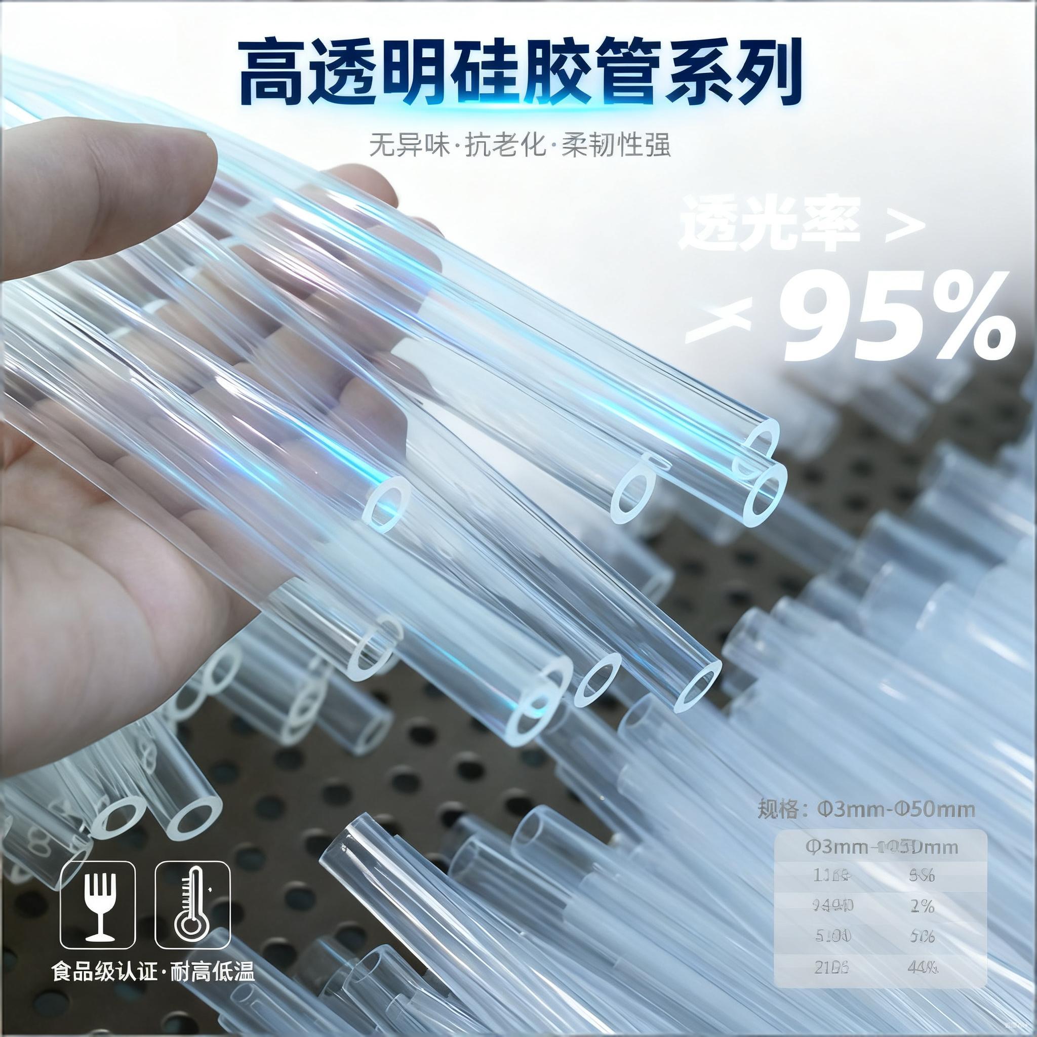高透明硅膠管